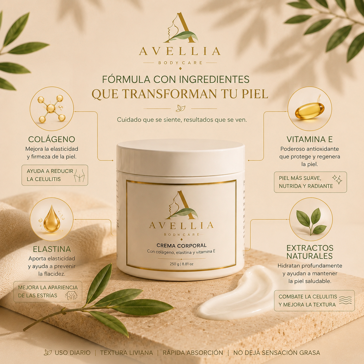 Avellia Crema Corporal Reparadora