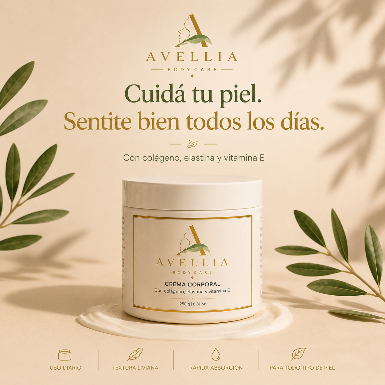 Avellia Crema Corporal Reparadora
